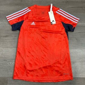 Adidas‎ Women’s Tiro Ss AEROREADY Jersey Red Size small NWT